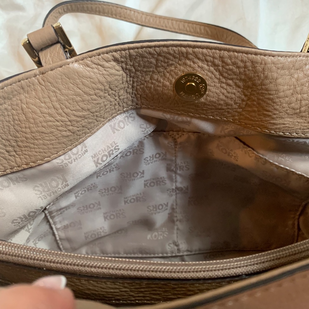 Michael Kors Tan Leather Satchel Handbag - Picture 8 of 9